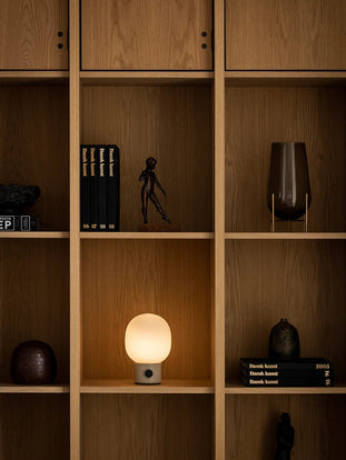 Menu Lamps Menu JWDA Portable Table Lamp, Alabaster White