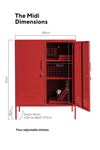Mustard Made Lockers Mustard Made Locker - The Midi Poppy (7872761069817)
