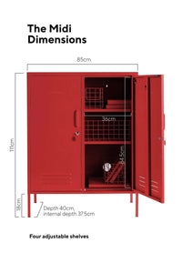 Mustard Made Lockers Mustard Made Locker - The Midi Poppy (7872761069817)