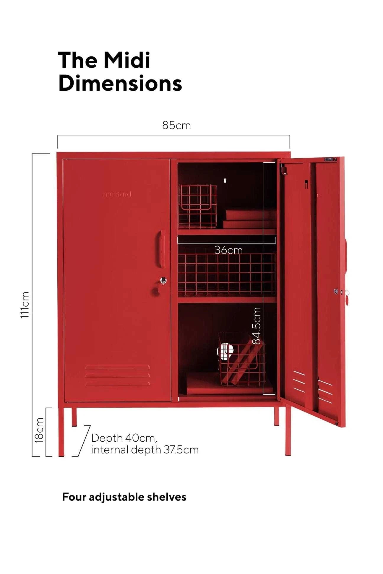 Mustard Made Lockers Mustard Made Locker - The Midi Poppy (7872761069817)