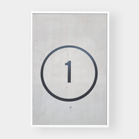 norsu interiors Prints Number One Print - Various sizes (7688253309177)