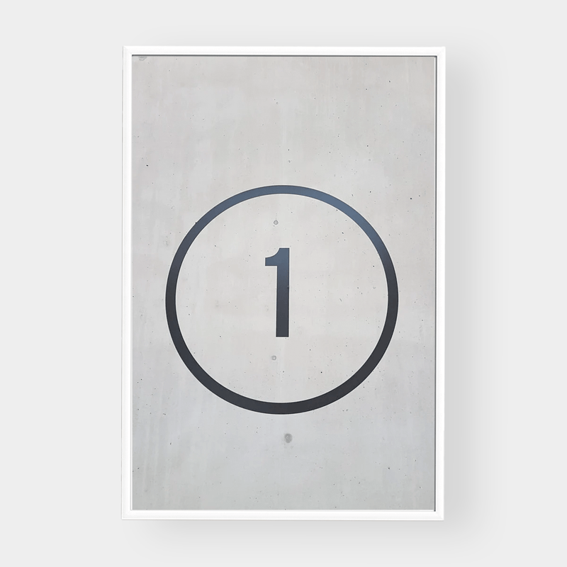 norsu interiors Prints Number One Print - Various sizes (7688253309177)