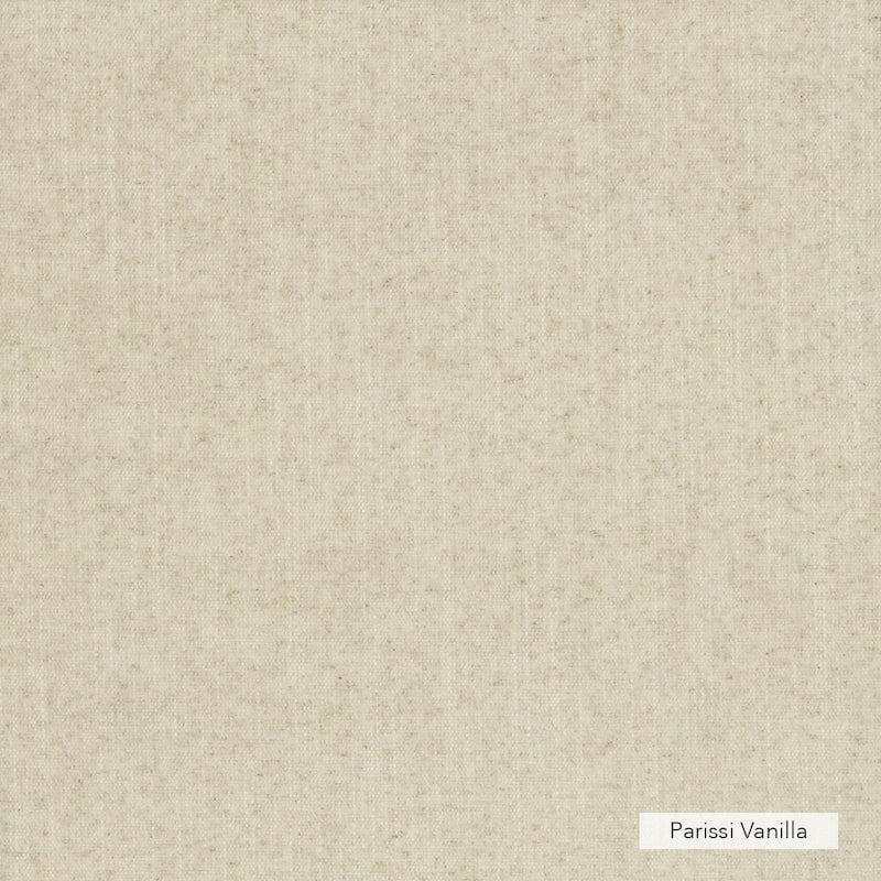 Close-up of Parissi Vanilla fabric texture for norsu Design your Own Ottoman upholstery.
