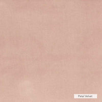 Petal velvet fabric swatch for norsu Design your Own Ottoman upholstery option