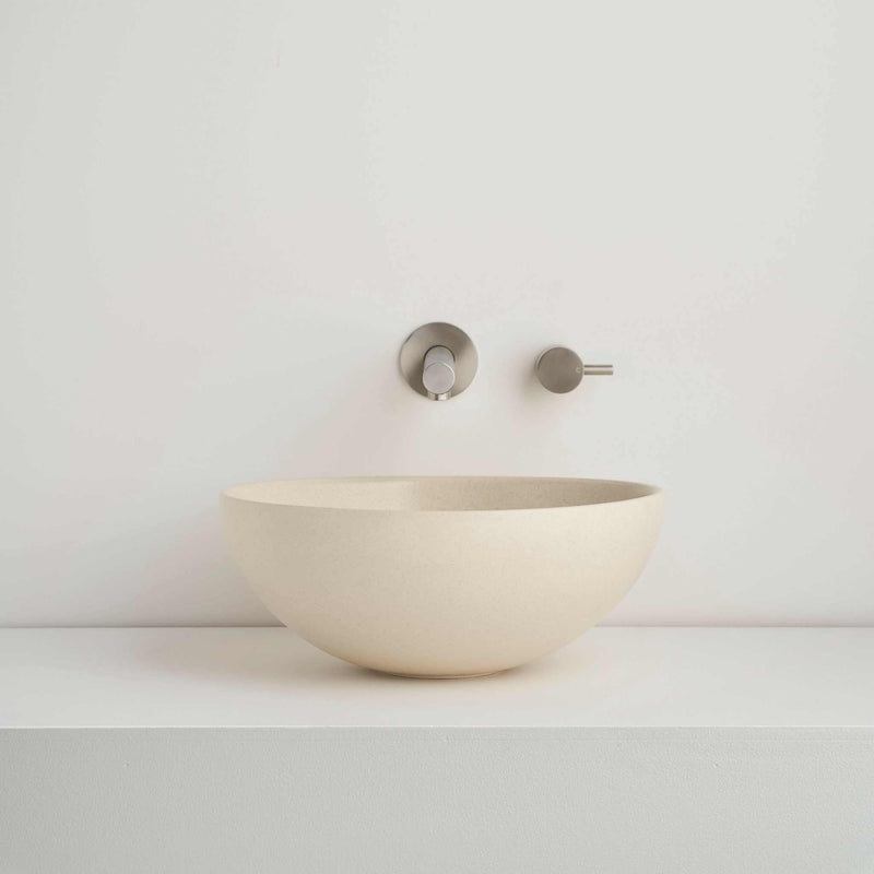 Robert Gordon Interiors Basins Robert Gordon Clay 340 Dish Hand Basin - Poppyseed (7517832937721)