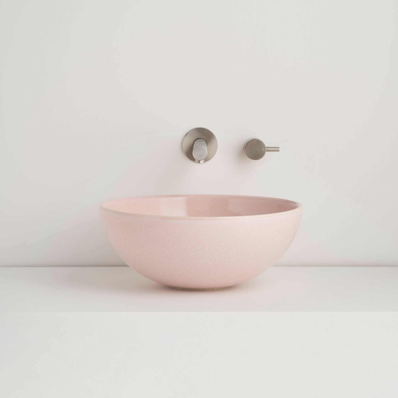 Robert Gordon Interiors Basins Robert Gordon Clay 340 Dish Hand Basin - Rose Quartz (7517834379513)