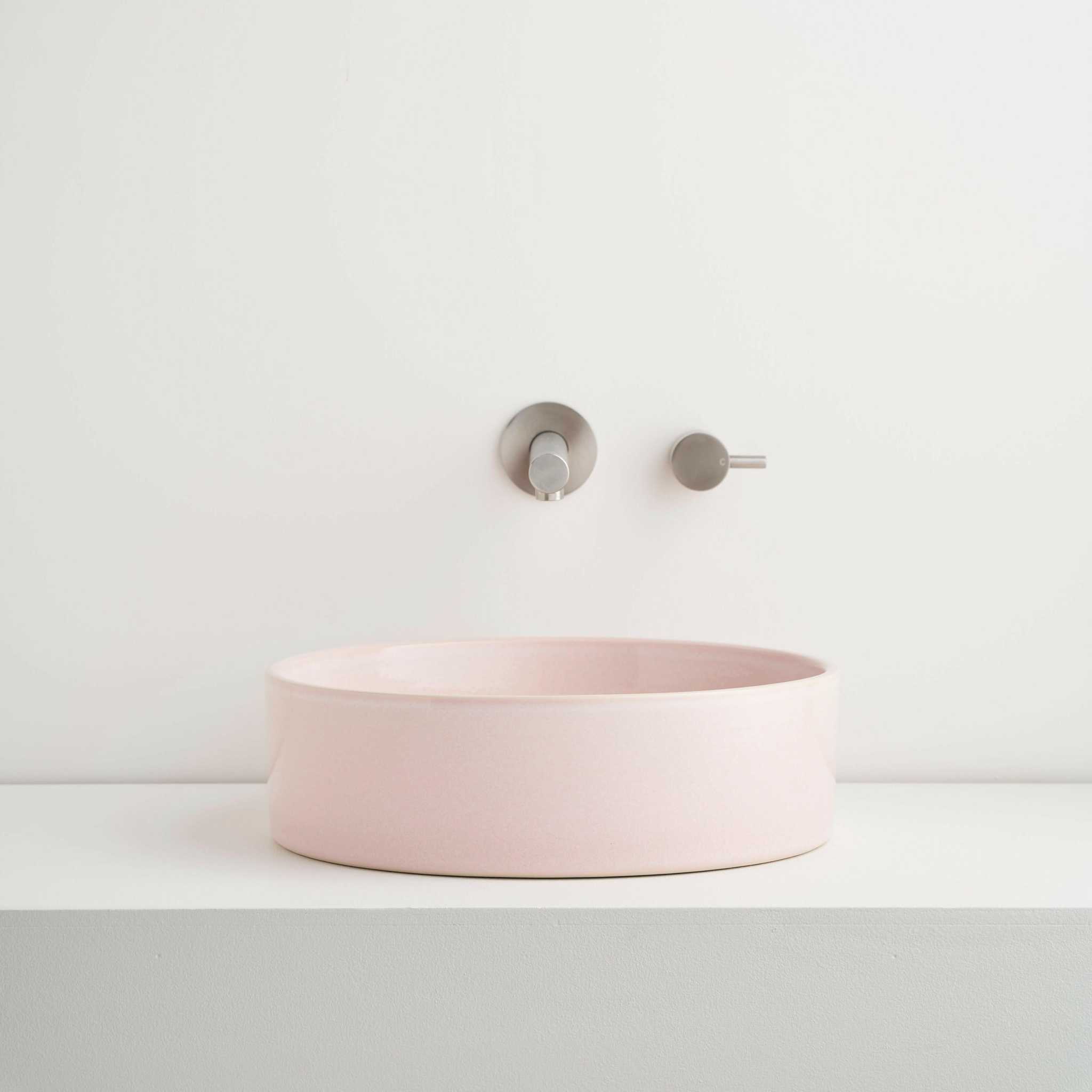 Robert Gordon Interiors Basins Robert Gordon Clay 350 Round Hand Basin - Rose Quartz (7517826351353)