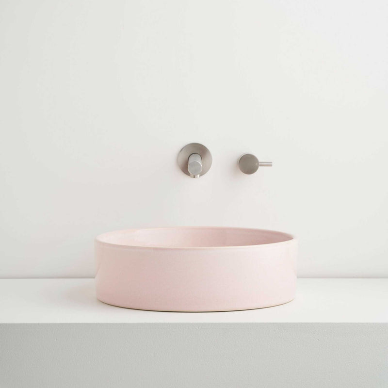 Robert Gordon Interiors Basins Robert Gordon Clay 350 Round Hand Basin - Rose Quartz (7517826351353)