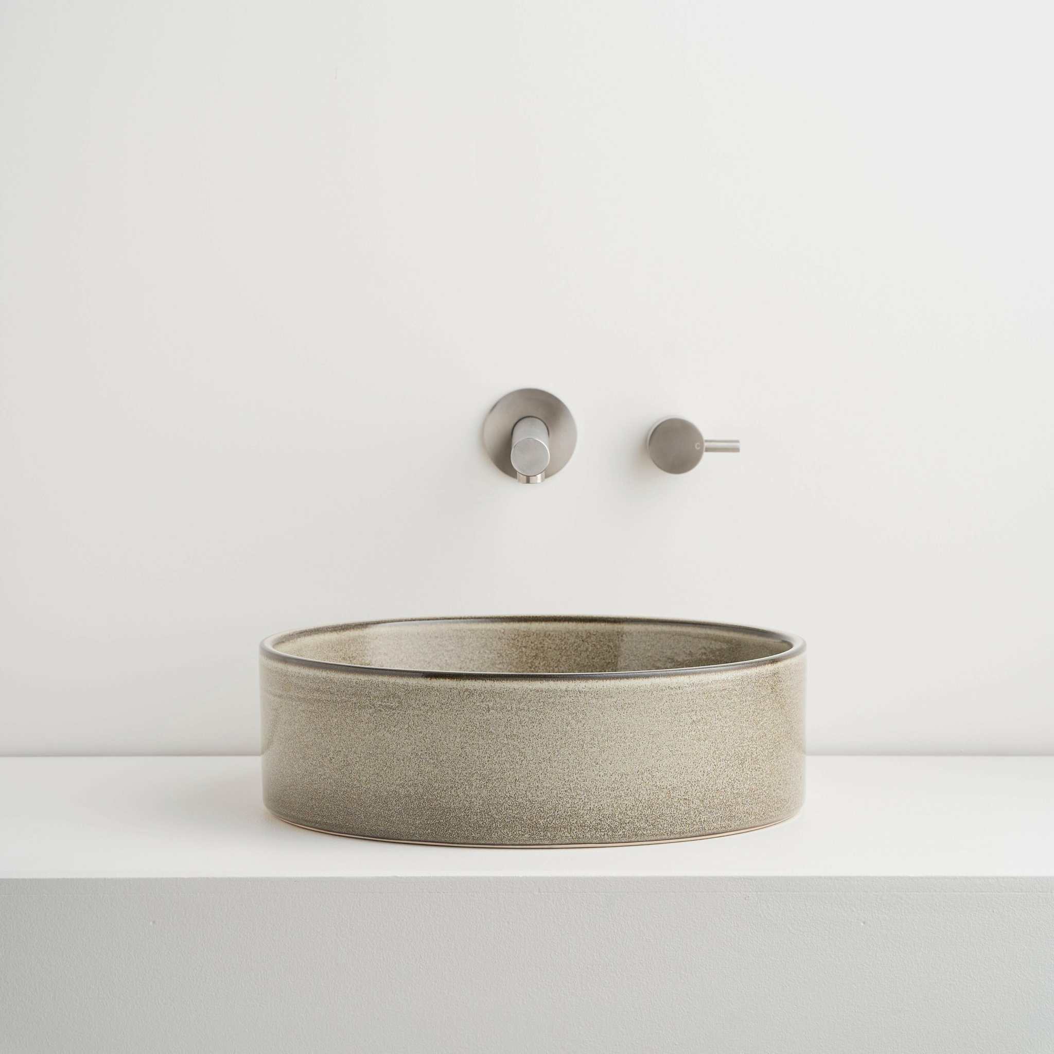 Robert Gordon Interiors Basins Robert Gordon Clay 350 Round Hand Basin - Saltbush (7517822157049)