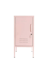 Mustard Made Locker The Shorty Blush compact pink locker with lock and ventilation vents