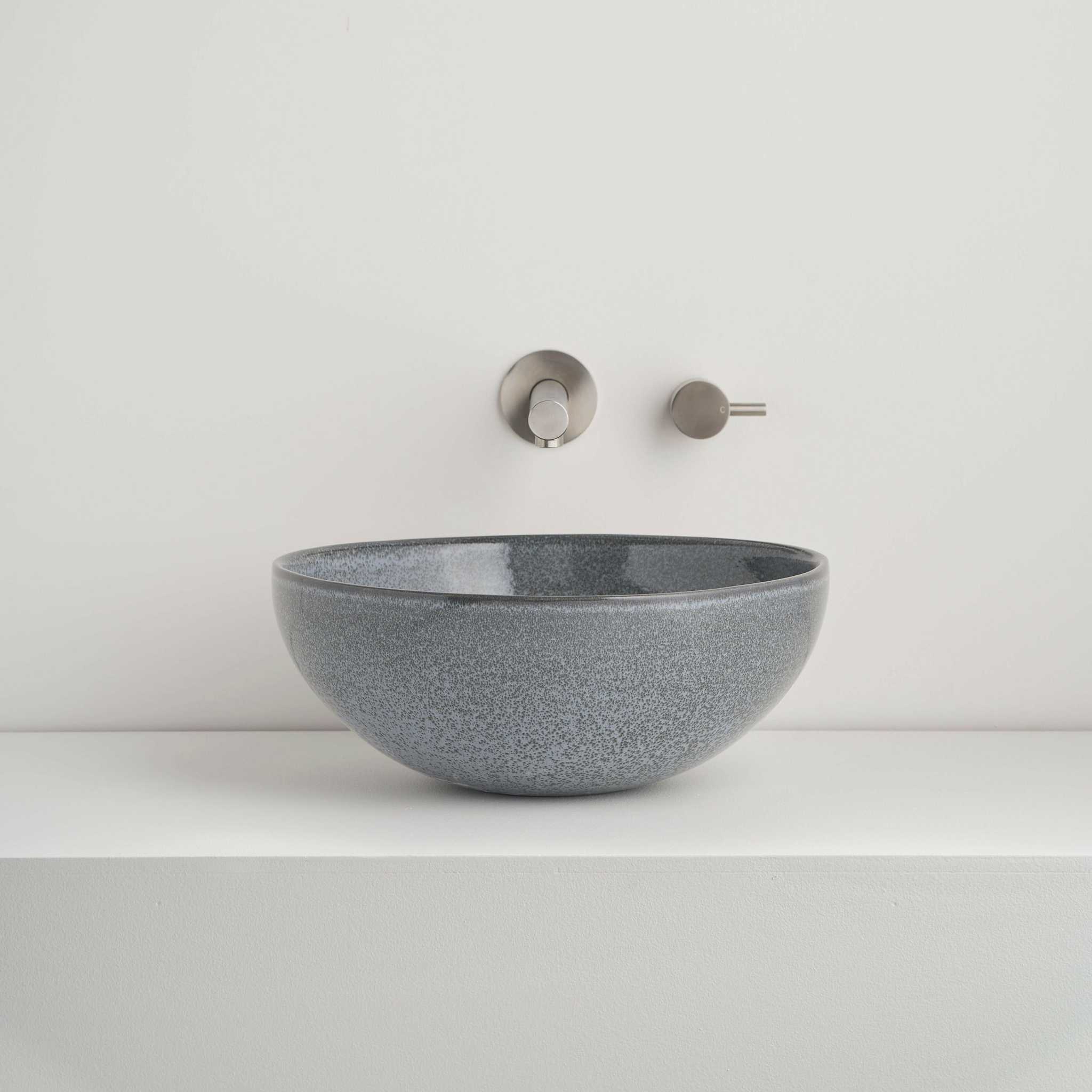 Robert Gordon Interiors Basins Robert Gordon Clay 340 Dish Hand Basin - Storm (7517831102713)