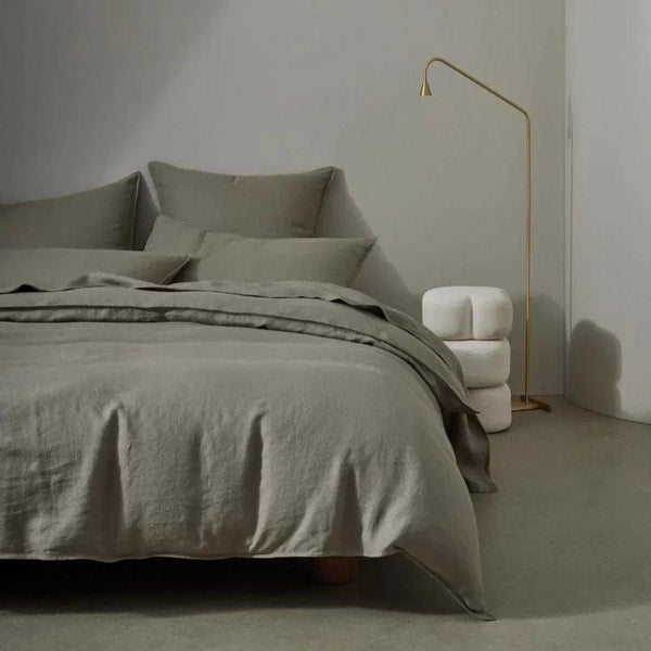 Weave Home Ravello quilt cover, caper | Norsu Interiors