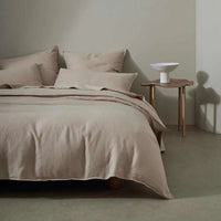 Weave Home Bed Linen Weave Home Ravello Quilt Cover - Shell (Various Sizes) (7687997653241)