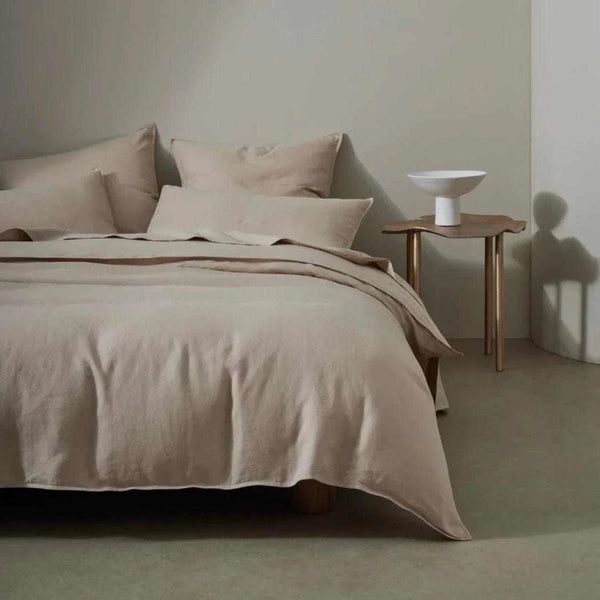 Weave Home Ravello quilt cover, shell | Norsu Interiors