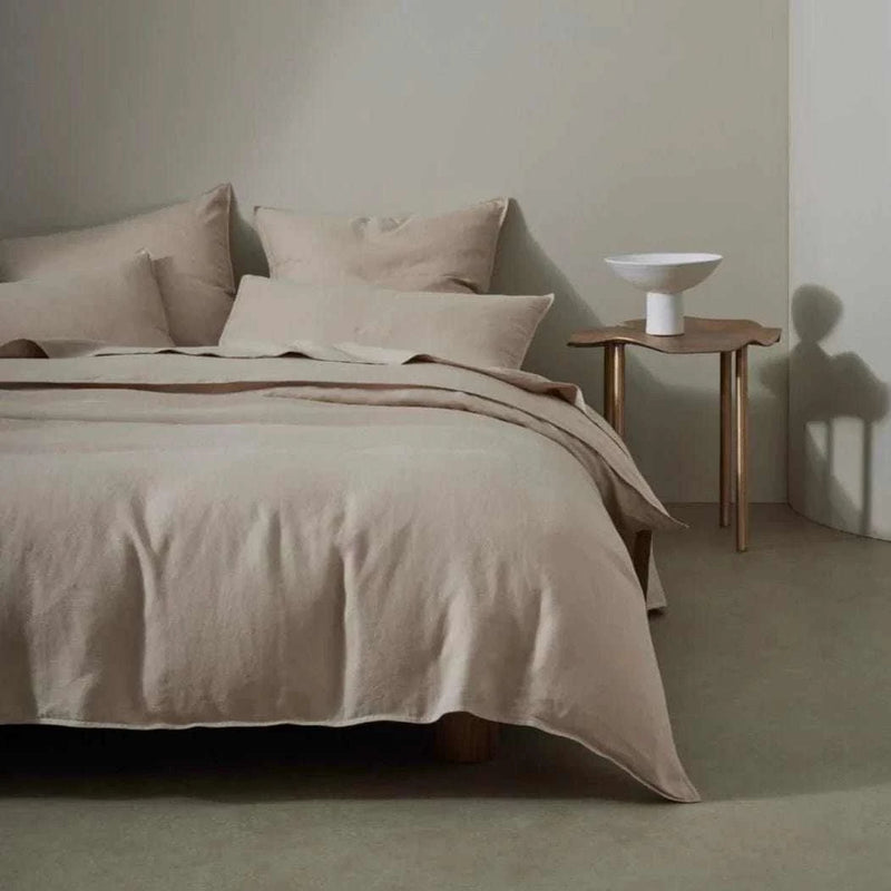 Weave Home Bed Linen Weave Home Ravello Quilt Cover - Shell (Various Sizes) (7687997653241)