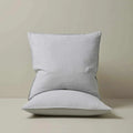 Weave Home Ravello Euro Pillowcase Pair - Silver