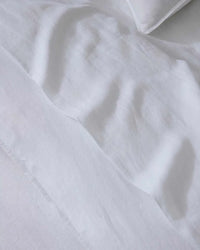 Weave Home Bed Linen Weave Home Ravello Flat Sheet - White (Various Sizes) (7688073707769)