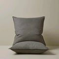 Weave Home Ravello Euro Pillowcase Pair - Charcoal