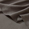 Weave Home Ravello Flat Sheet - Charcoal (Various Sizes)