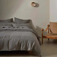 Weave Home Bed Linen Weave Home Ravello Quilt Cover - Charcoal (Various Sizes) (7687989526777)