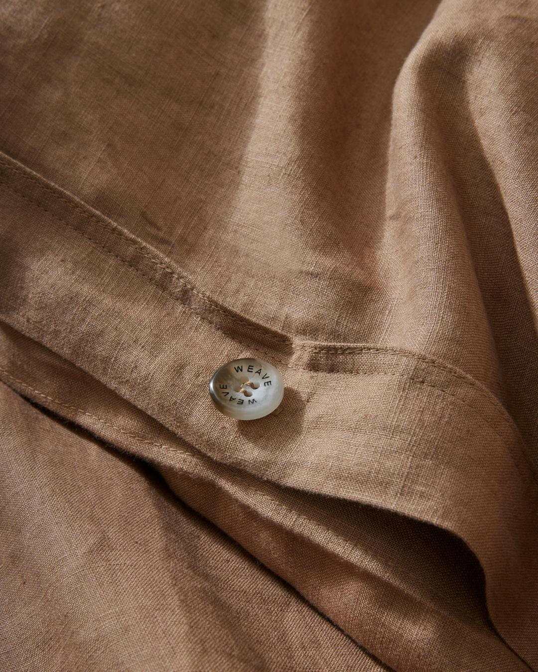 Weave Home Bed Linen Weave Home Ravello Quilt Cover - Biscuit (Various Sizes) (7688007942393)