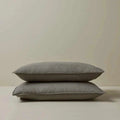 Weave Home Ravello Pillowcase Pair - Charcoal