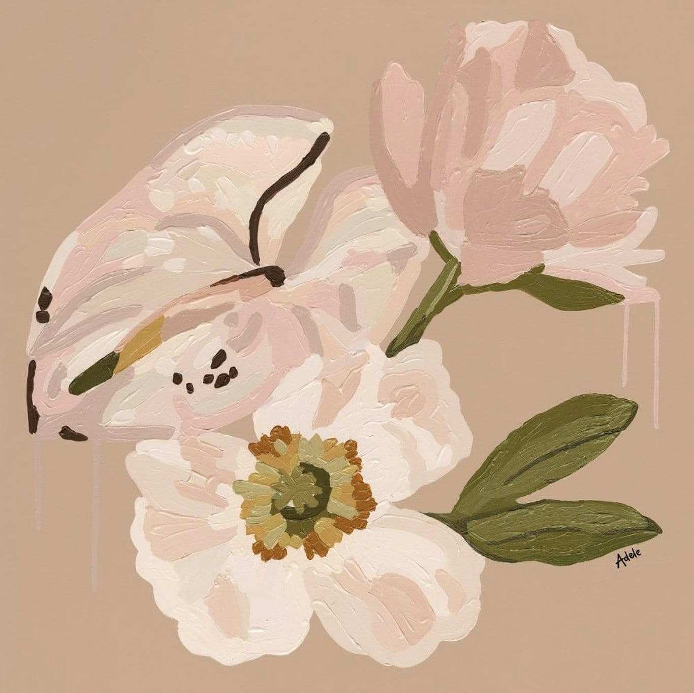 Adele Naidoo Prints Adele Naidoo Limited Edition Fine Art Canvas Print - In Bloom (6295454908604)