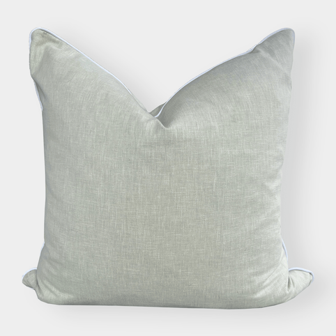 norsu Studio Cushion in Cole Aloe with soft fabric and feather down filling, available in various sizes