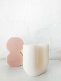 Black Blaze Candles Black Blaze Curl Curl Candle - White/Cream (6668470943932)