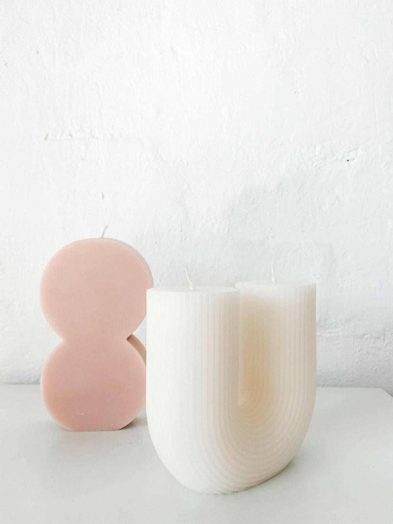 Black Blaze Candles Black Blaze Curl Curl Candle - White/Cream (6668470943932)