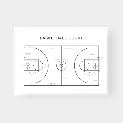 norsu interiors Prints Courtside Print - Various Sizes (7670948200697)