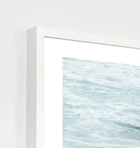 Middle of Nowhere photographic print of empty Bondi pool framed in white for modern decor