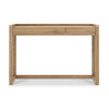 Ethnicraft Oak Frame compact PC console desk with two drawers and hard wax oil finish