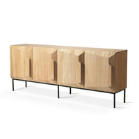 Ethnicraft Side Board Ethnicraft Oak Stairs Sideboard - 4 Doors (6789987369148)
