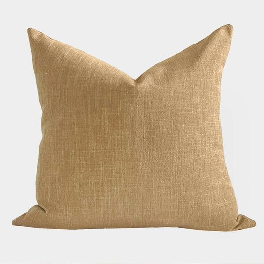 Norsu Studio washable honeycomb cushion in warm beige with machine washable fabric and silver zipper