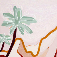 Jen Sievers Limited Edition vibrant expressive landscape canvas print with abstract nature and trees