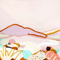 Jen Sievers Limited Edition Joy Fields abstract landscape vibrant colorful fine art canvas print