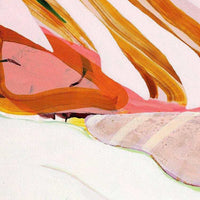 Jen Sievers Limited Edition vibrant abstract landscape canvas print titled Singing Silence