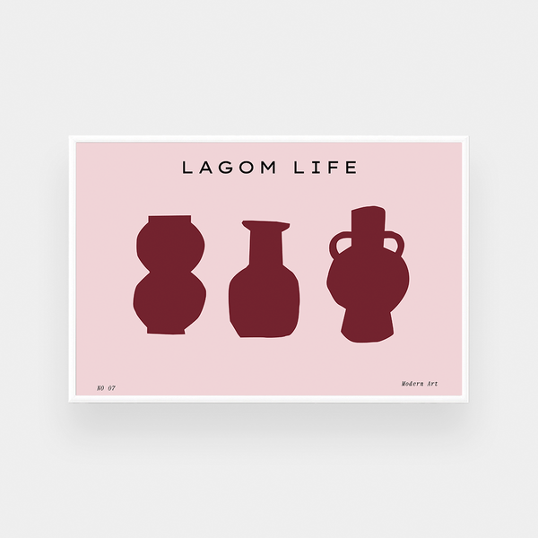 Lagom Life — wall art print | Norsu Interiors
