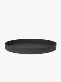L&M Home Tray L&M Home Mona Round Tray - Black (6661685674172)
