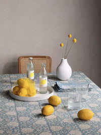 L&M Home Tray L&M Home Mona Round Tray - Chalk (6661688164540)