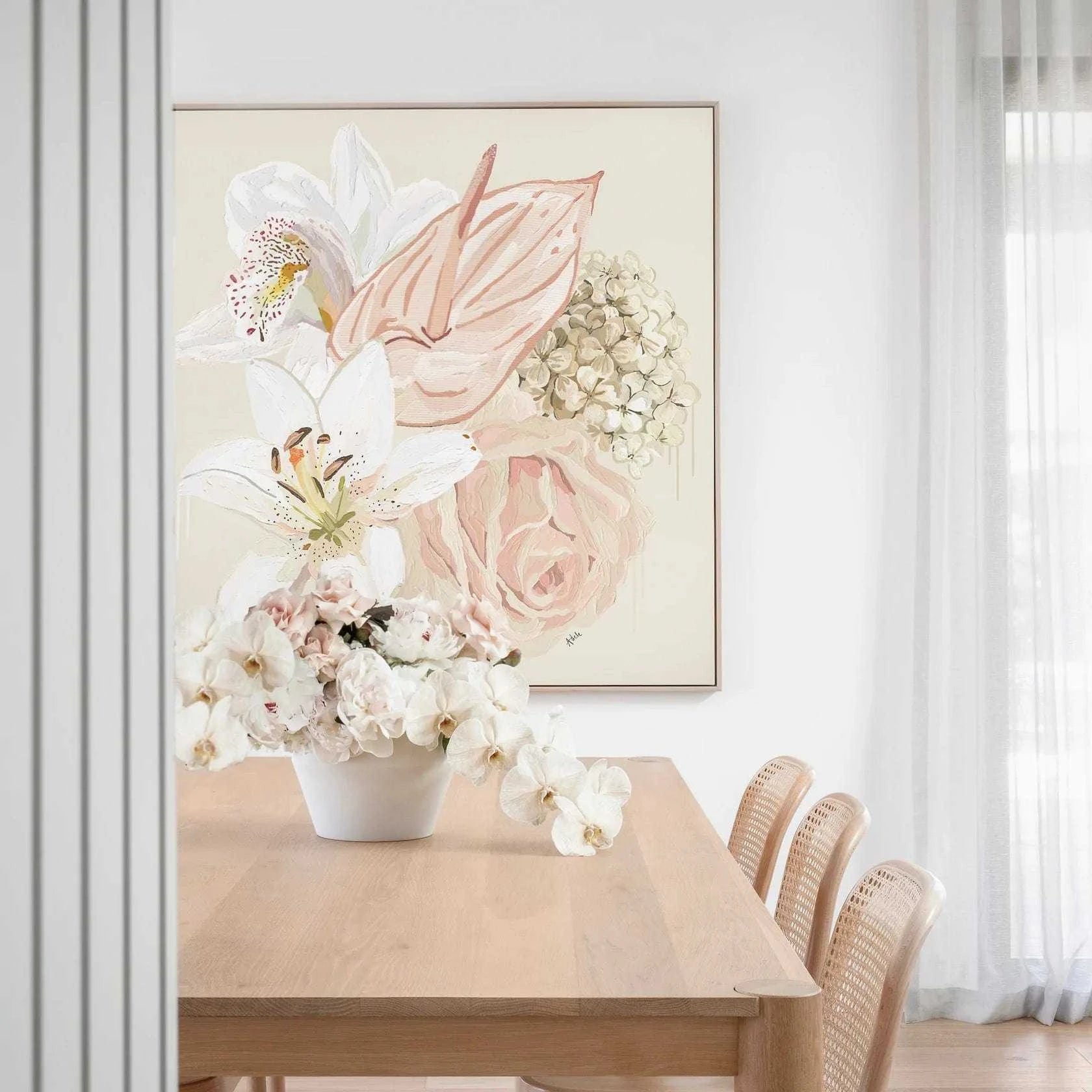 Adele Naidoo Prints Adele Naidoo Limited Edition Fine Art Canvas Print - Flora, Rose (7808054919417)