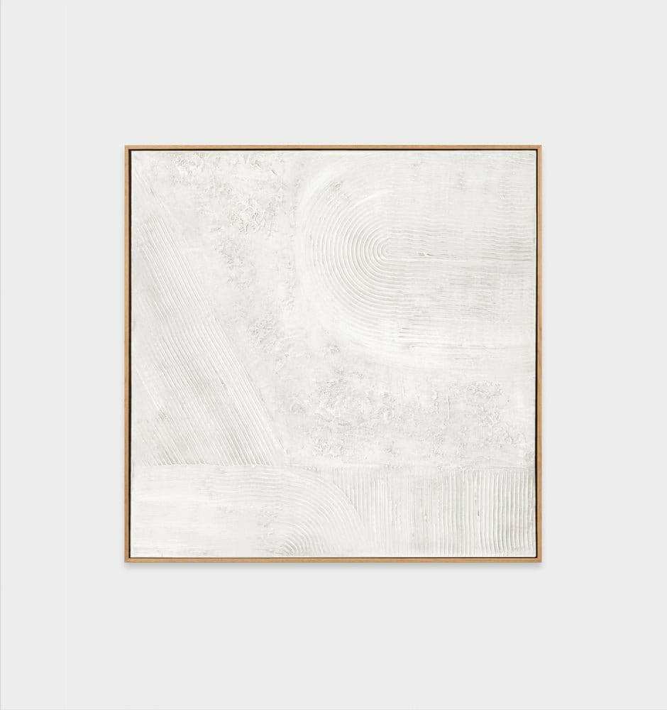 Middle of Nowhere Middle of Nowhere - Abstruse Form Framed Painting (7577461981433)