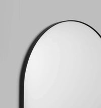 Middle of Nowhere Bjorn arch floor mirror in black with minimalist design and 80x180 cm dimensions