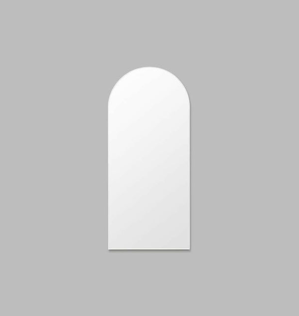 Middle of Nowhere Bjorn Arch Floor Mirror, Bright White | Norsu Interiors