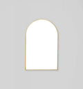 Middle of Nowhere Bjorn Arch Mirror - 55cm x 85cm, Brass
