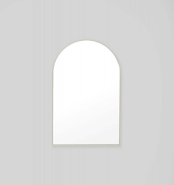 Middle of Nowhere Bjorn Arch Mirror, Dove, 55 x 85cm | Norsu Interiors