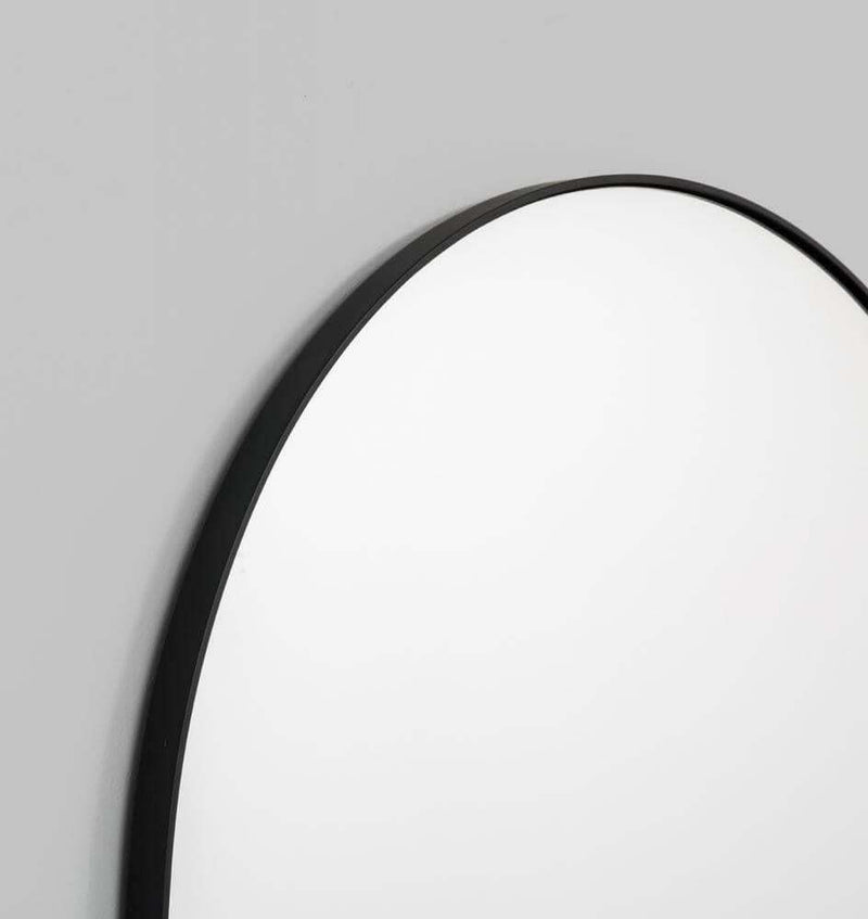 Middle of Nowhere Bjorn Arch Mirror in black with modern, minimalist arch design for versatile home decor
