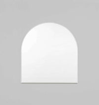 Middle of Nowhere Mirrors Middle of Nowhere Bjorn Arch Mirror - Bright White (6740486226108)