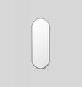 Middle of Nowhere Bjorn Oval Large Mirror - Black